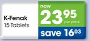 K-Fenak Tablets-15 per pack