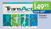 TransAct Patches-10 per pack