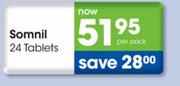 Somnil Tablets-24 per pack
