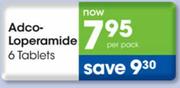 Adco Loperamide Tablets-6 per pack