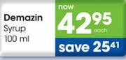 Demazin Syrup-100ml each