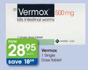 Vermox 1 Single Dose Tablet-each