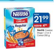 Nestle Cerelac Stage 1,2 Or 3 Cereal-250g