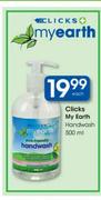 Clicks My Earth Handwash-500ml Each