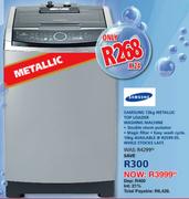 Samsung Metallic Top Loader Washing Machine-13kg