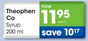 Theophen Co Syrup - 200ml Each