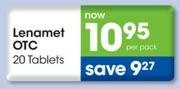 Lenamet OTC - 20 Tablets Per Pack