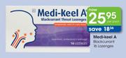Medi-Keel A Blackcurrant-16 Lozenges Per Pack
