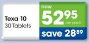 Texa 10 - 30 Tablets Per Pack