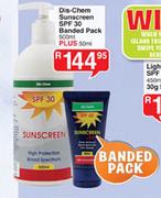 Dis-Chem Sunscreen Spf 30 Banded Pack - 500ml