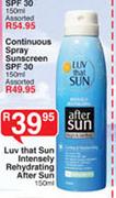 Luv That Sun Intensely Rehydrating After Sun - 150ml