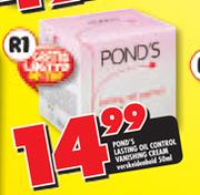 Pond's Lasting Oil Control Vanishing Cream Verskeidenheid-50ml