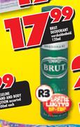 Brut Deodorant Verskeidenheid-120ml