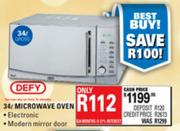 Defy Microwave Oven-34l