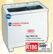 Defy Twin Tub-10kg