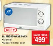 Defy Microwave Oven-20l