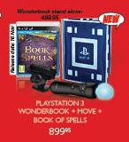 PS3 Wonderbook + Move + Book Of Spells