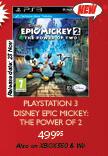 PS3 Disney Epic Mickey:The Power Of 2