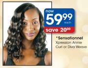 Sensationnel Xpression Annie Curl Or Diva Weave-Each