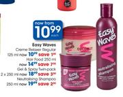  Easy Waves Neutralising Shampoo-250ml Each