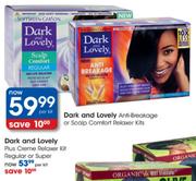 Dark And Lovely Anti-Breakage Or Scalp Comfort Relaxer Kits-Per Kit