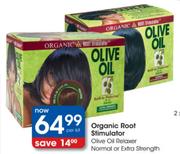 Organic Root Stimulator Olive Oil Relaxer Normal Or Extra Strength-Per Kit 