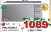 LG Silver Microwave-44Ltr