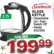 Sunbeam Glass Kettle-1.7Ltr