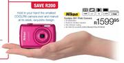 Nikon Coolpix S01 Pink Camera