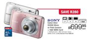 Sony Cyber Shot S5000 Silver Or Pink Camera + 4GB SDHC Card-Each