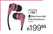 Skullcandy Pink Earphone