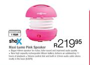 Shox Maxi Lumo Pink Speaker