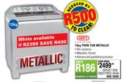 Defy Twin Tub Metallic-13kg