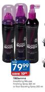 Tresemme Amplifying Mousse,Finishing Spray-225ml Or Root Boosting Spray-250ml Each