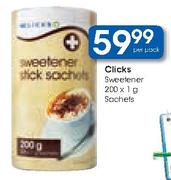 Clicks Sweetener Sachets-200x1g Per Pack