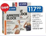USN Fat Block Tablets-30's