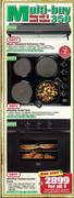 Defy Black Standard Extractor Fan + Slimline Solid Hob + Slimline Undercounter Oven