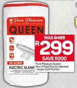 Pure-Pleasure Queen Non-Fitted Electric Blanket-ZEPP152150
