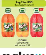 Fusion Dairy Blend (All Variants)-For 2 x 5L