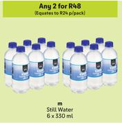 M Still Water-For 2 x 6 x 330ml