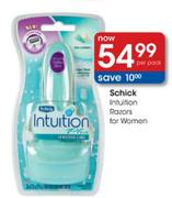 Schick Intuition Razors for Women-per pack