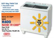 Defy 8kg Twin Tub