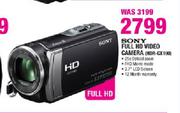 Sony Full HD Video Camera (HDR-CX190)