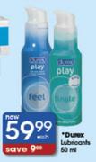 Durex Lubricants-50ml Each