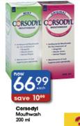 Corsodyl Mouthwash-200ml Each