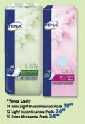 Tena Lady 12 Light Incontinence Pads