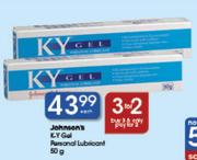 Johnson's K.Y. Gel Personal Lubricant-50gm Each