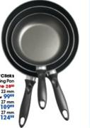 Clicks Aluminium Frying Pan-24cmx27mm