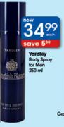 Yardley Body Spray For Men-250ml Each