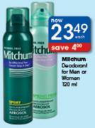 Mitchum Deodorant For Men Or Women-120ml Each